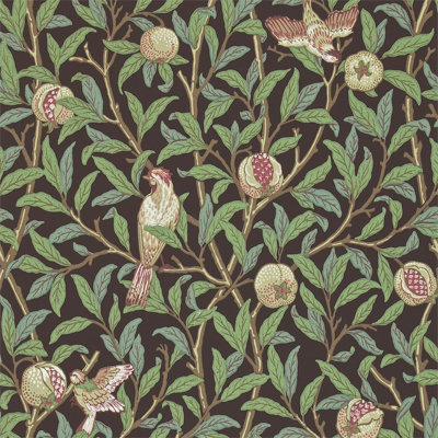 Bird & Pomegranate Wallpaper