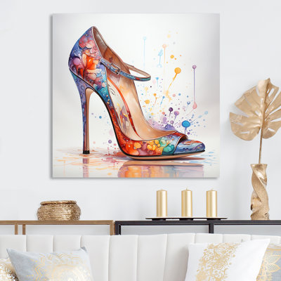 Pop Art High Heels Shoes Elegance - mode, talons hauts, art mural en métal