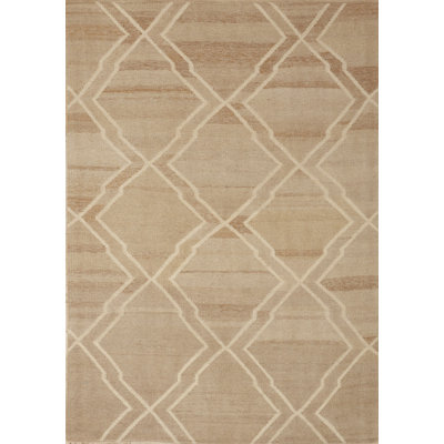 Moroccan Area Rug in Beige