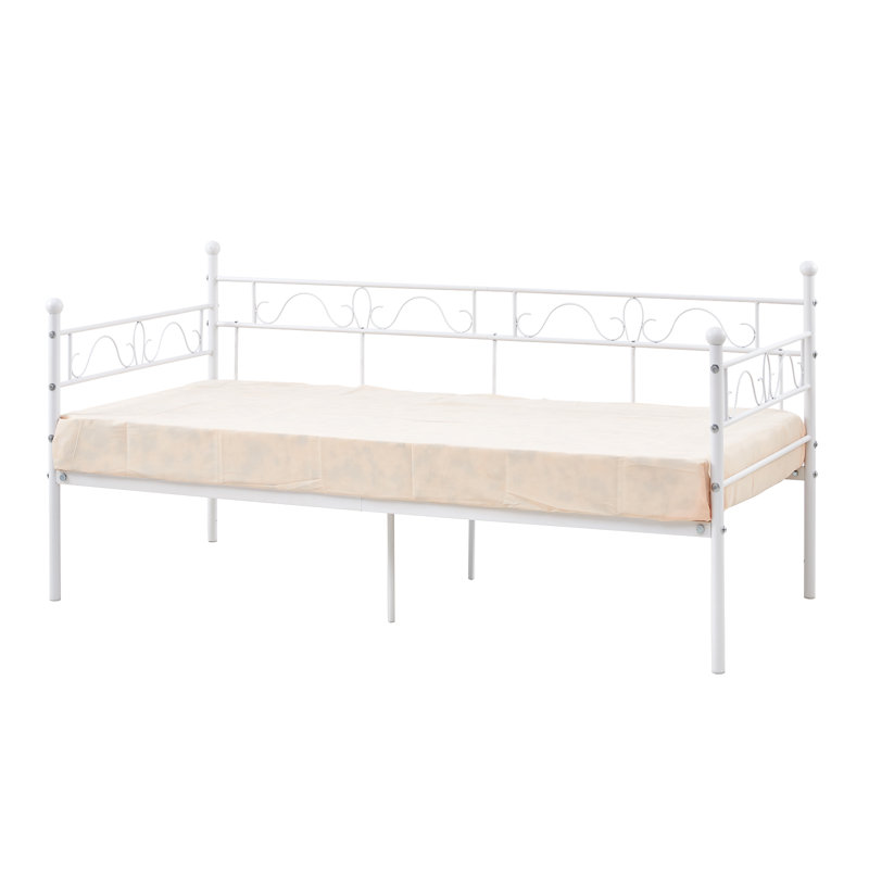 Metal Daybed Frame, White