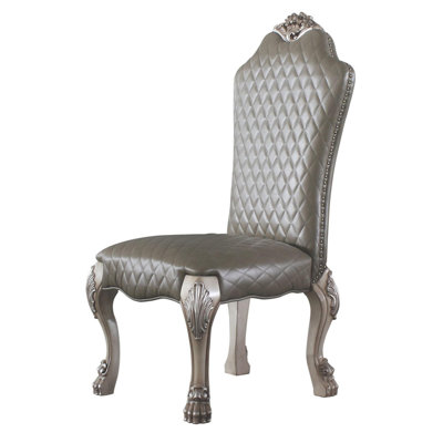 Niesha Faux Leather Upholstered Side Chair