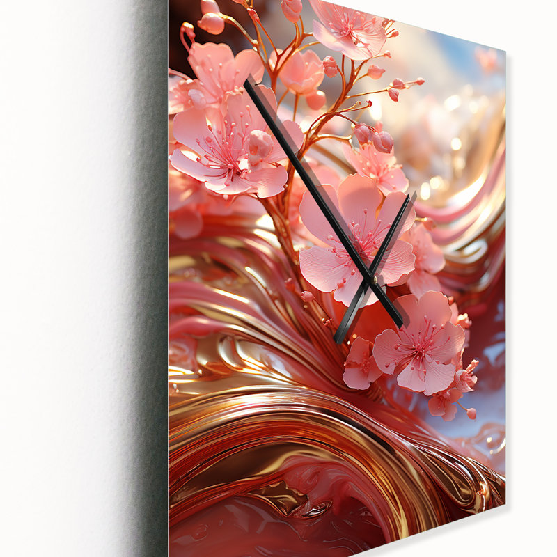 Horloge murale liquide, Grand