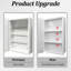 Armoire à pharmacie de salle de bain ovale 20 po x 30 po avec miroir sans cadre, armoire de salle de bain à fixation en surface ou encastrée-818376835