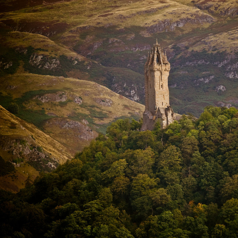 Kasbar National Wallace Monument par Thebroker - Photographie sur toile tendue, H 30 po x l 30 po