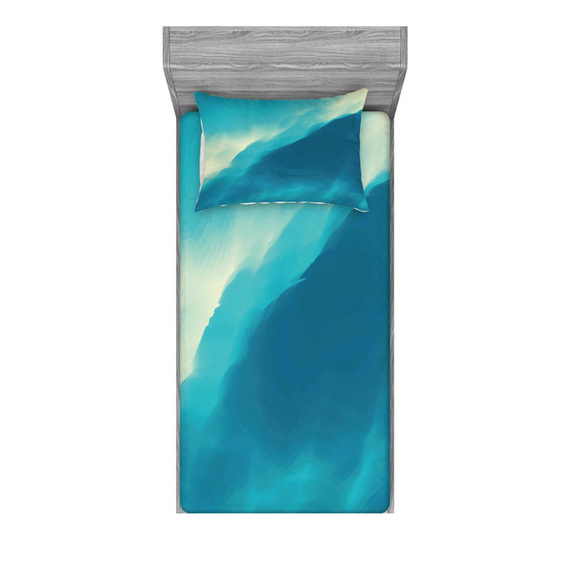 Microfiber Sheet Set, Twin Sheet Set with Fitted Sheet and 1 Pillowcase
