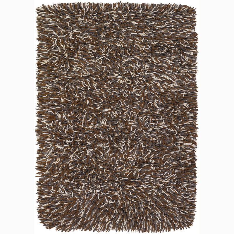 Big Jos Wool Area Rug in Brown/Tan, Rectangle 7'9" x 10'6"