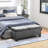 Button Living Room Bench, 46", Grey With Storage Function 46" Bedroom Bench A Protective Pad, Upholstery And Hidden