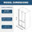 1 3/8" adjustment,universal pivot shower door-114719599