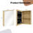 Wall-Mounted Lighted Bathroom Medicine Cabinet With Mirror-1353732608