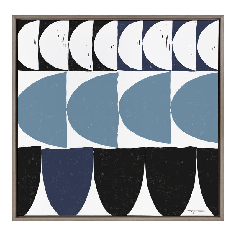 "Arches in Blue" par Statory Goods, reproduction d'art sur toile encadrée