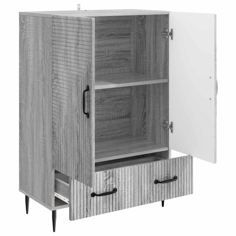66cm Sideboard, Grey Sonoma