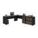 Aurea 4 Piece Computer Desk Office Set