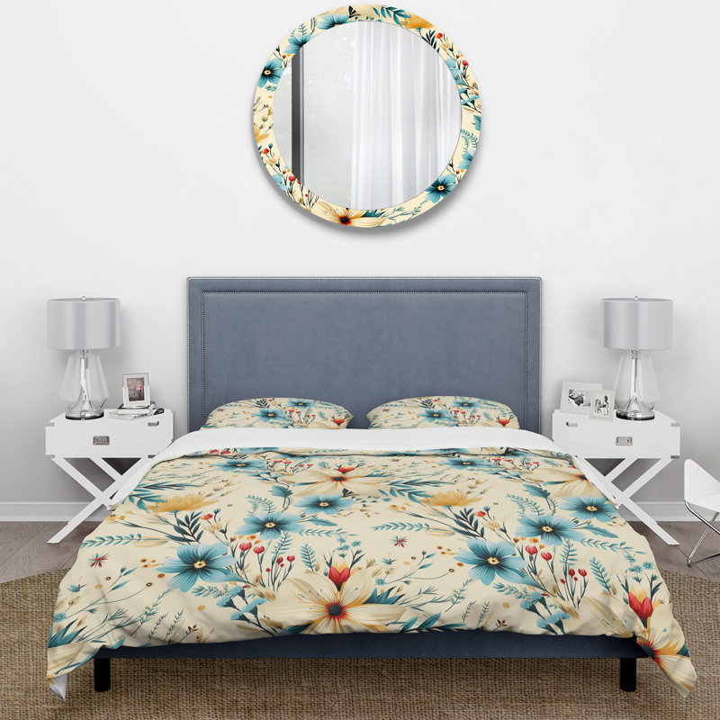 Ensemble de housse de couette rétro à motif bohème Nomad, Housse de couette pour très grand lit et 2 très