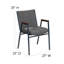 Chaise empilable robuste avec accoudoirs Aliya-1108544705