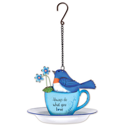 Sanel Metal Hanging Tray Bird Feeder