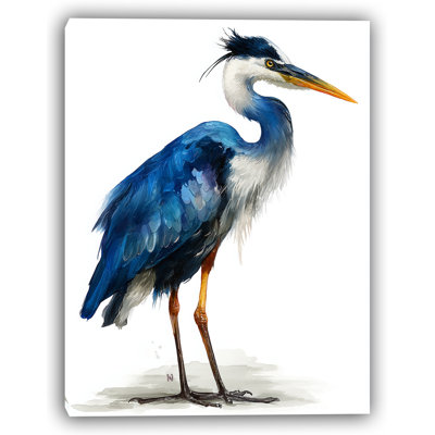 Majestic Blue Heron - Wrapped Canvas Wall Art