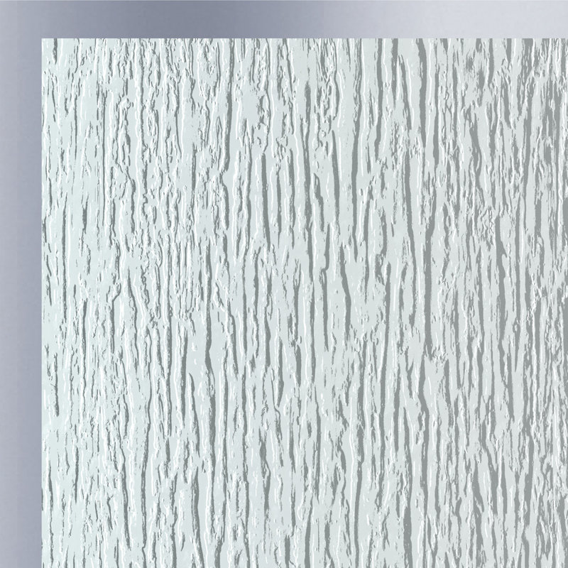 Tides - W x 65'' H Pivot Door Framed Shower Door with, Silver, Obscure Glass