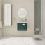 Armoire murale de 24 po avec lavabo en céramique pour salle de bain compacte, porte à fermeture en douceur et poignées en métal Terrible-699737376-699737379-699737378