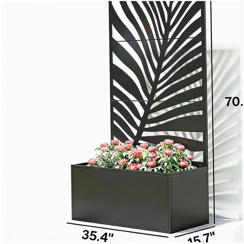 Outdoor Raised Garden Bed,Metal Planter Box,Large Planter Box