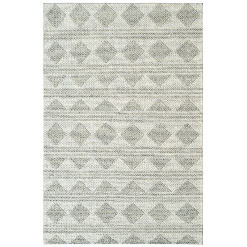 Performance Wool Geometric Indoor Rug, Rectangle 8' x 11'
