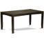 Ensemble de meubles de salle à manger 7 pièces comprenant une table de cuisine rectangulaire avec rallonge papillon et 6 chaises en similicuir, cappuccino-20549023