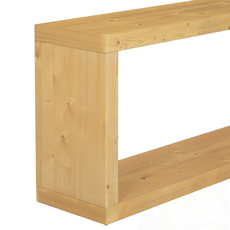Bois en bois avec tablette inférieure