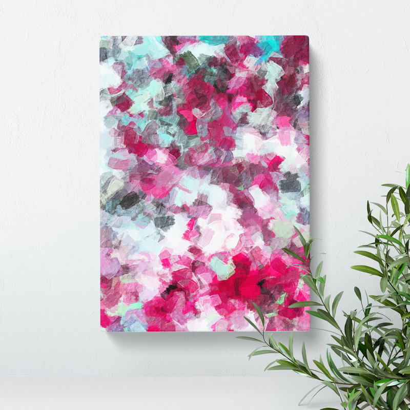 Beginning Abstract - Wall Art, Wrapped Canvas, 50cm H x 35cm W x 3cm D, No Matte