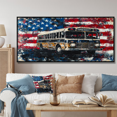 «Labibah - USA Patriotist», art mural encadré