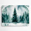Art mural en métal bleu de Noël-170048295