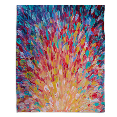Couverture sherpa doux splash i