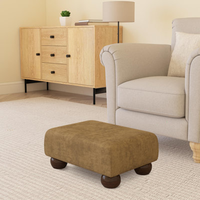 Autryville Wood Bun Feet - Fabric
