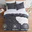 Ensemble de housse de couette toutes saisons avec insert et taies décoratives Soft-123834574-123834573
