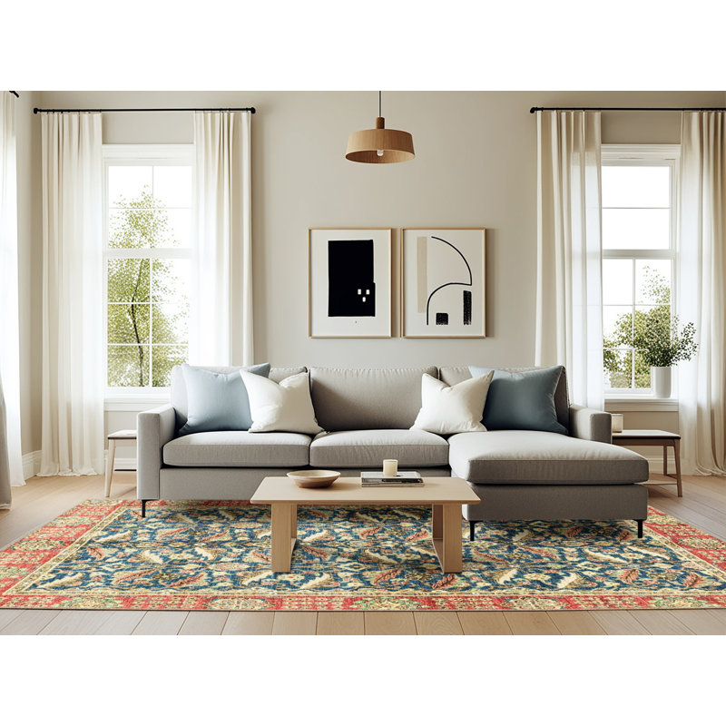 Tapis abstrait moderne 3171, Rectangle 6 pi x 9 pi