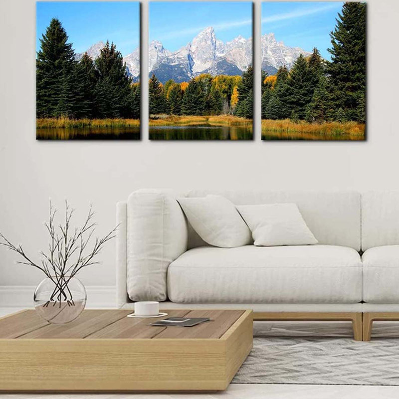 3 Piece Wrapped Canvas Wall Art