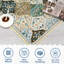 Abstract Machine Printed Area Rug-881417405-881417407