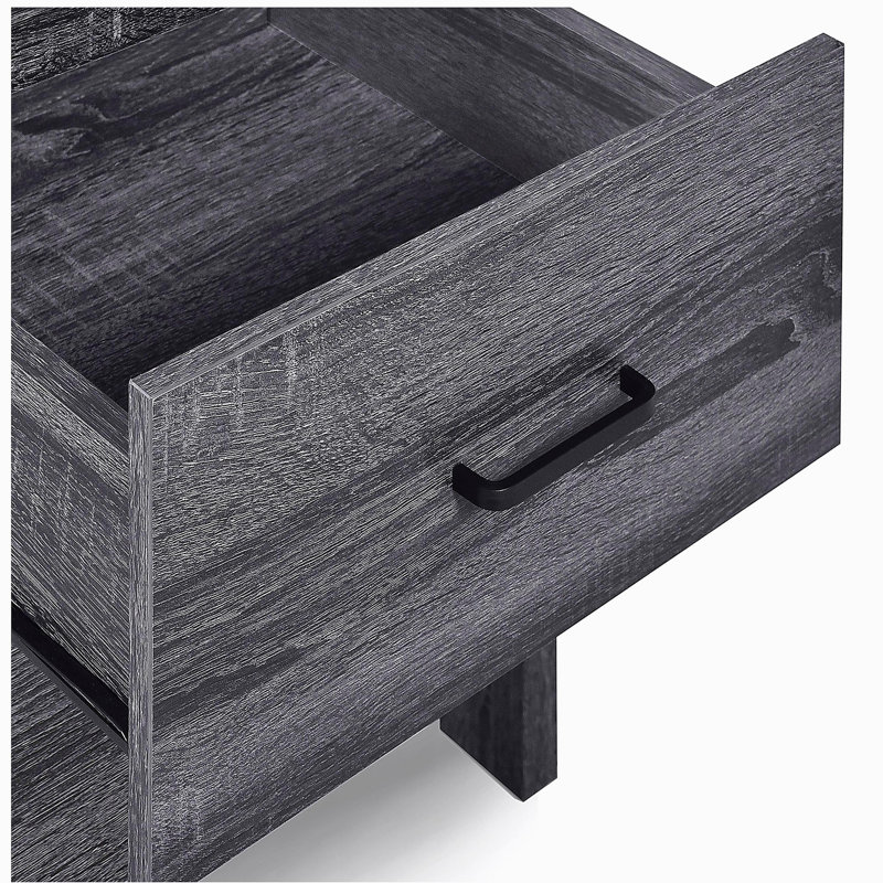 Table de chevet Toolless, Gris foncé