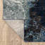 Tapis bleu abstrait Ronny-888798844