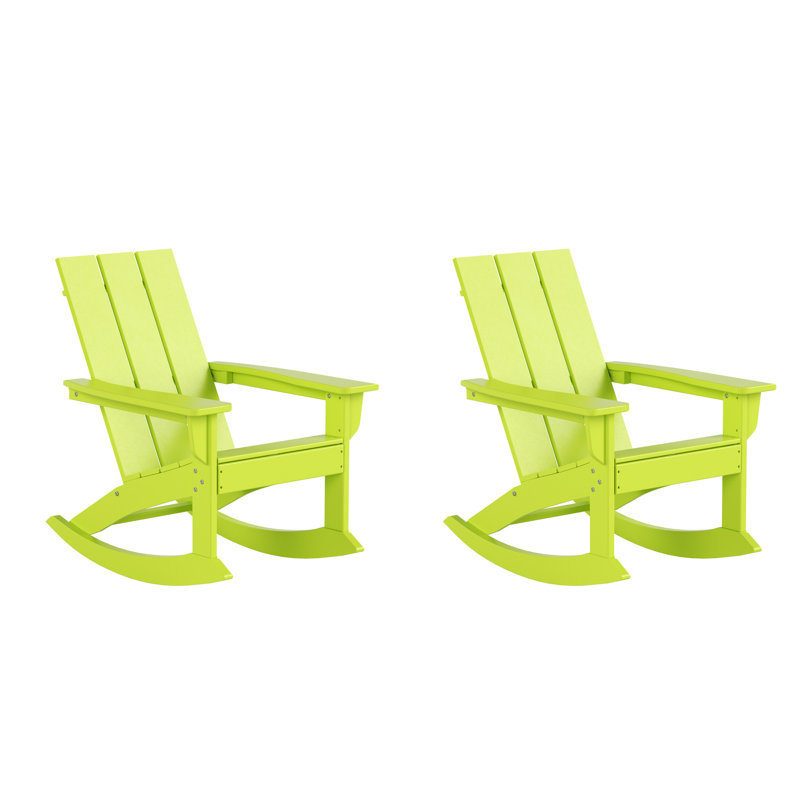 Joubert Outdoor Adirondack Set, Lime