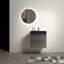 Meuble-lavabo flottant mural de 24 po avec lavabo, grand rangement et conception écologique