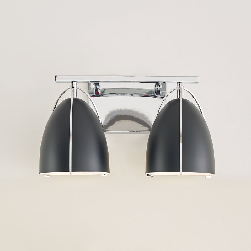 Norman 2 - Light Vanity Light, Chrome, No, Black