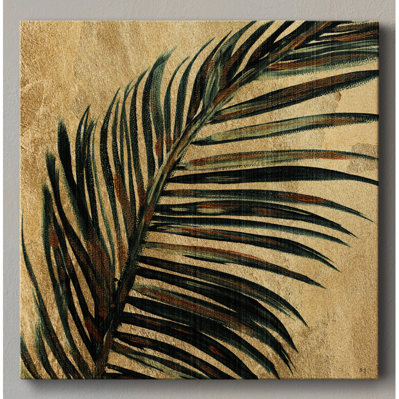 «Lush Palm I», reproduction sur toile tendue, H 16 po x l 16 po x P 1 po