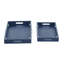  Wood 2 Piece Serving Tray Set