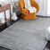Tapis bleu fait à la main Endora