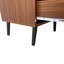 Table de chevet en bois avec 2 tiroirs