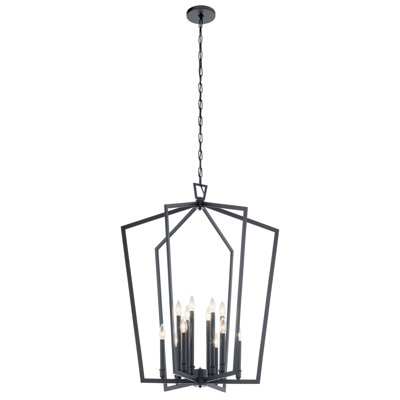 12 - Light Lantern Geometric Chandelier