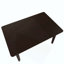 Ensemble de salle à manger rustique 5 pièces - 1 table en bois massif + 4 chaises rembourrées, mobilier de style campagnard pour la cuisine et la salle à manger, ensemble de salle à manger minimaliste pour 4-1696553664-1696553665