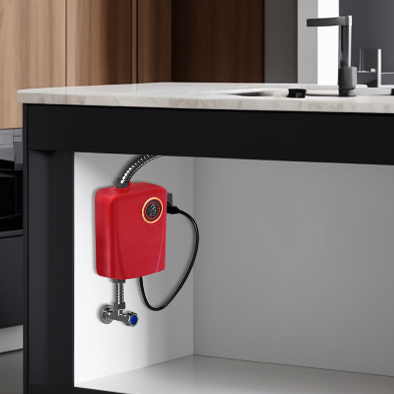 Chauffe-eau sans réservoir, Rouge