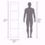 Armoire de rangement 4 tablettes en noyer teint