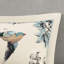 Édredon 7 pièces - grand, sergé de coton, imprimé feuilles et oiseaux, 2 taies décoratives, 3 coussins décoratifs, 1 grande literie facile à laver et design, machine-127366271