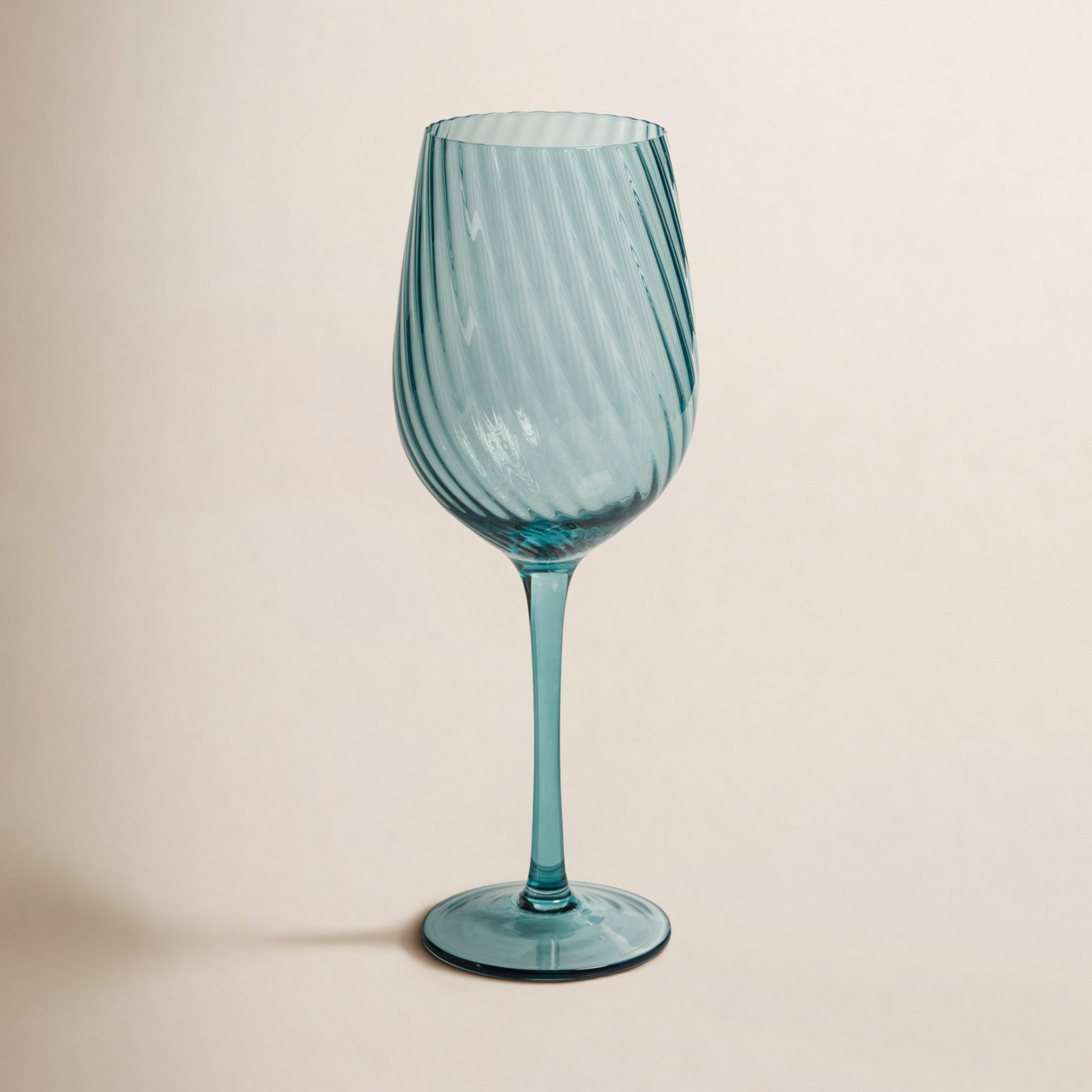Bonnie White Wine Glass, Blue